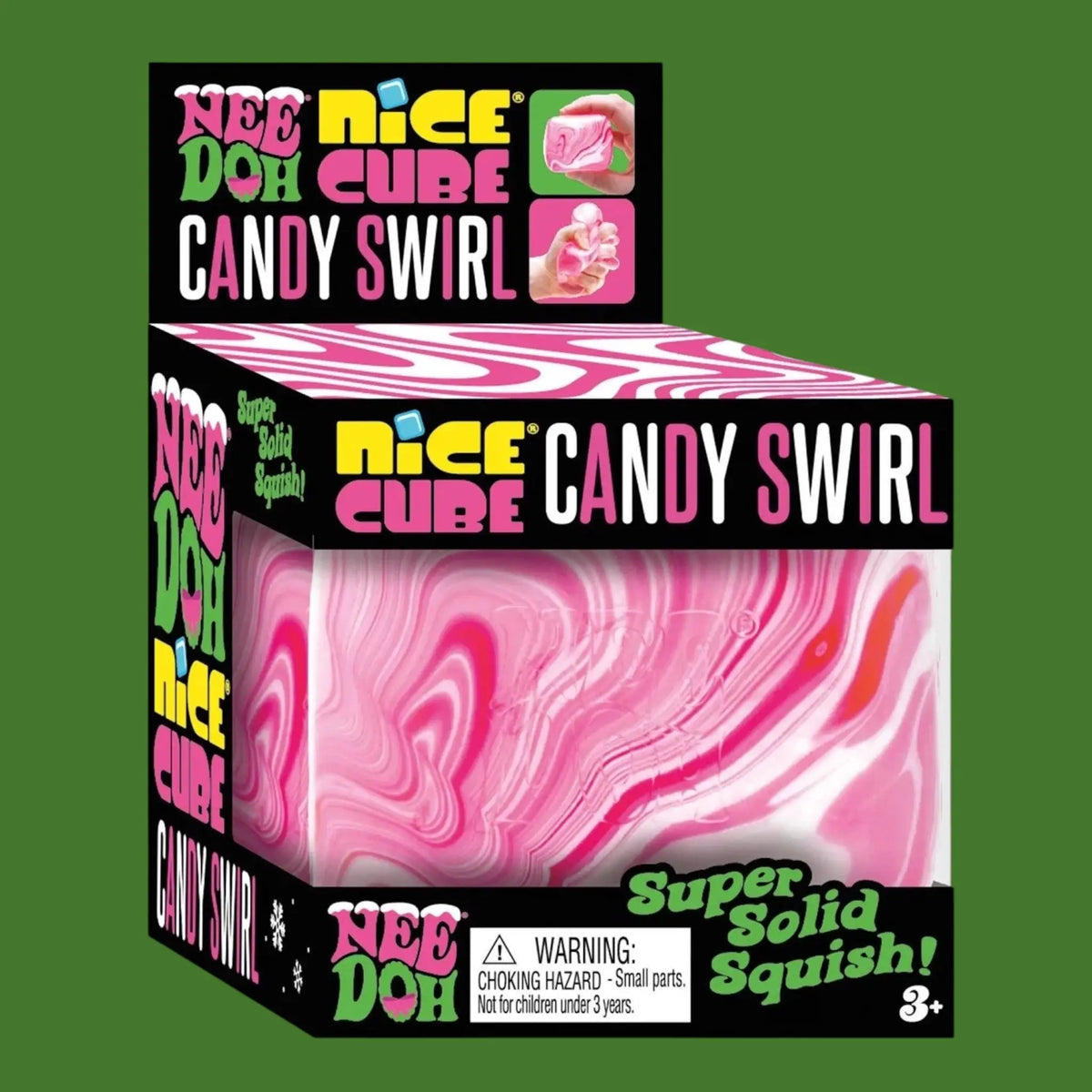 Needoh Candy Swirl Nice Cube Needohcandy Squishy Stress Toy