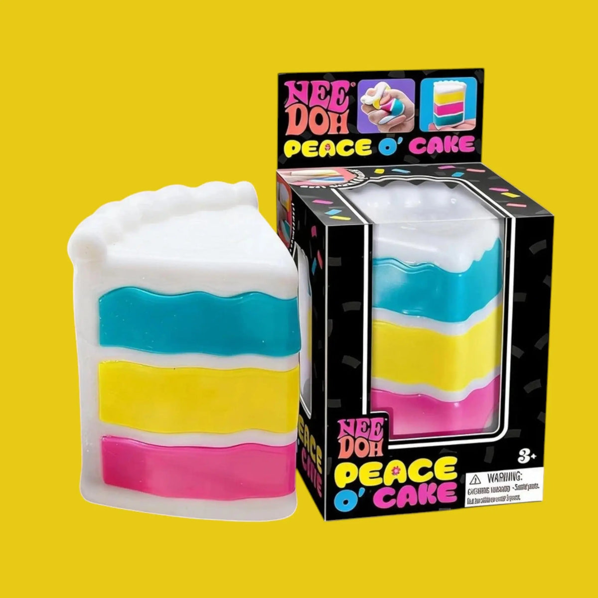 Needoh Peace O’ Cake o Needoh Squishy Fidget Toy | Friends