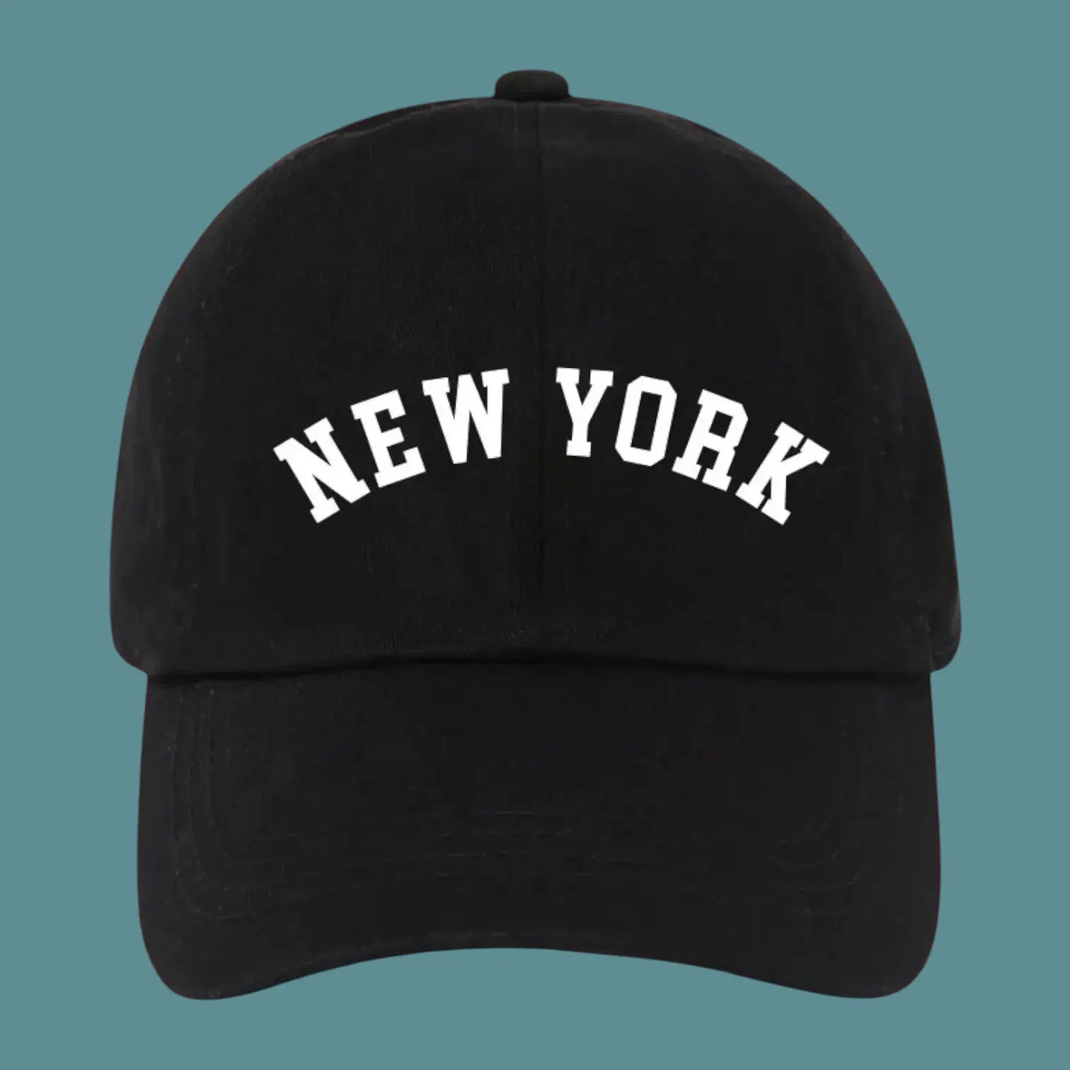New York Solid Cotton Hat Washed Black | Friends Nyc