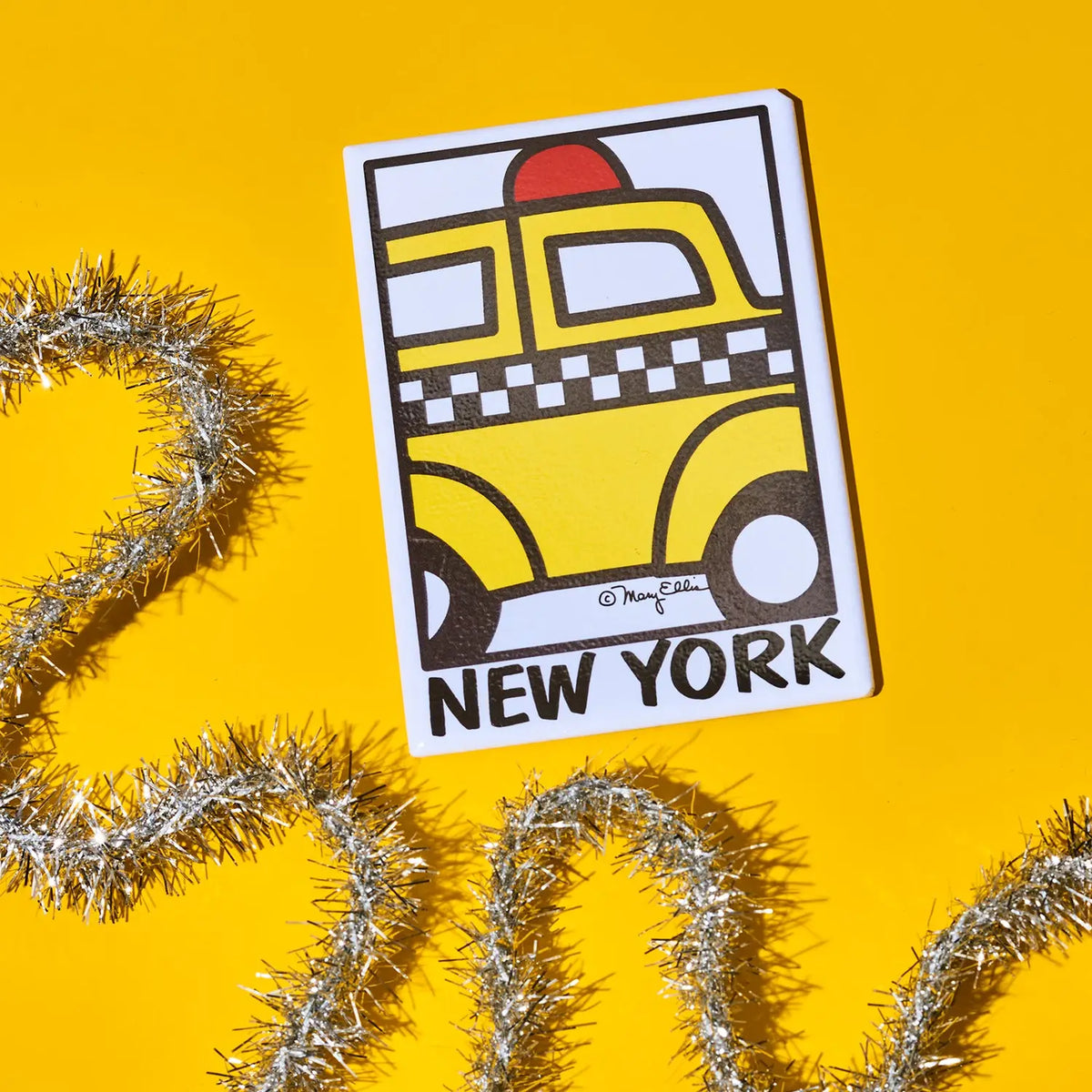 New York Taxi Cab Magnet | Friends Nyc Brooklyn Ny