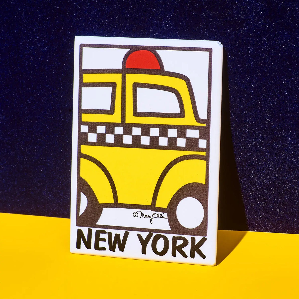 New York Taxi Cab Magnet | Friends Nyc Brooklyn Ny