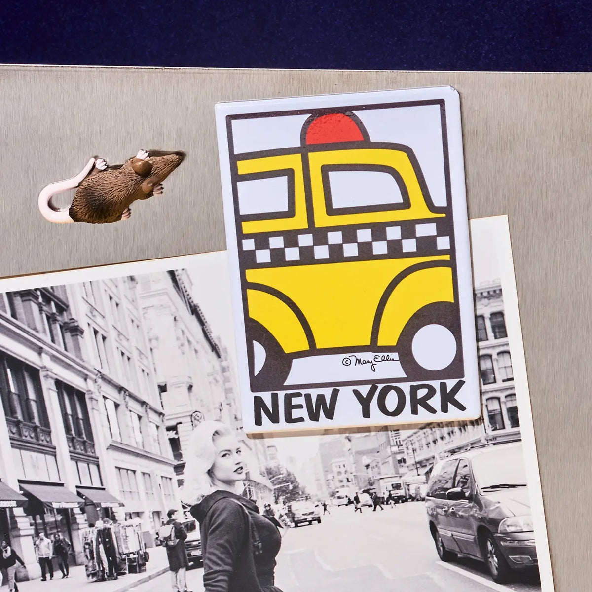 New York Taxi Cab Magnet | Friends Nyc Brooklyn Ny