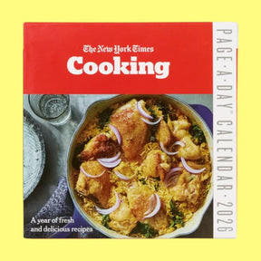 New York Times Cooking Page a Day Calendar 2026 Calendar