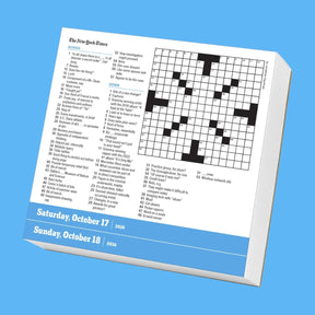 New York Times Crossword Page a Day Calendar 2026 Brain