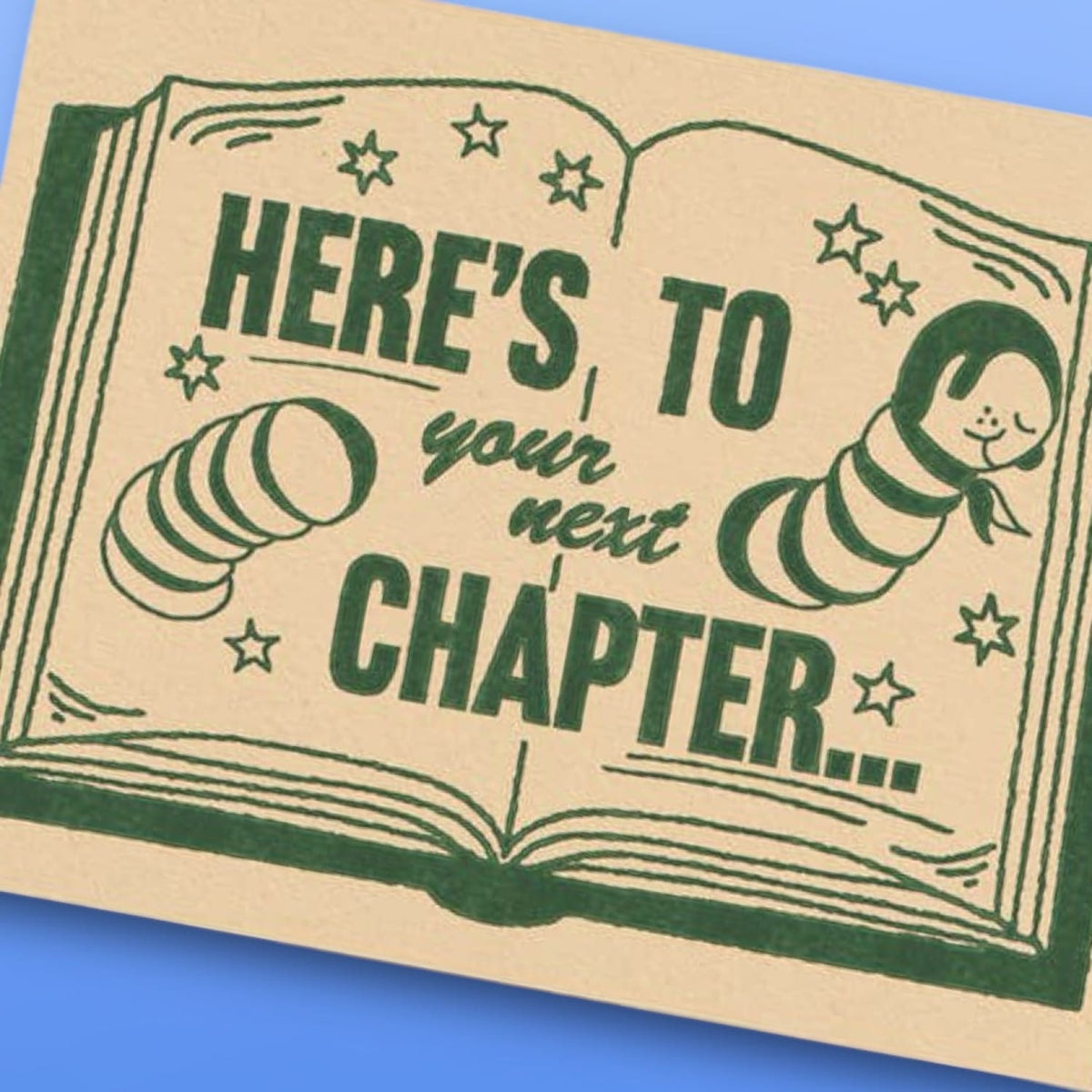 Next Chapter Congratulations Greeting Card A2 - Blank