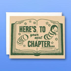 Next Chapter Congratulations Greeting Card A2 - Blank