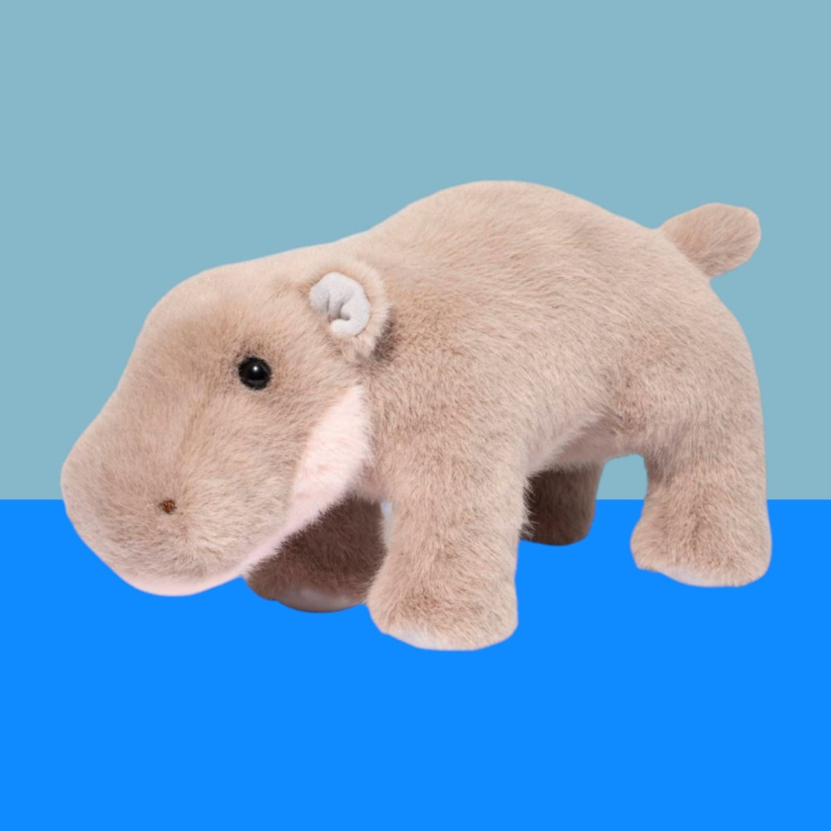 Nibbles Pygmy Hippo Animal - Toy - Plush - Xdiscountable