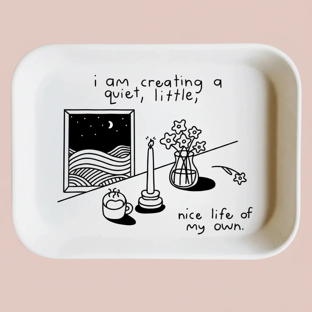 Nice Life of my Own Tray | Bamboo Trinket | Friends Nyc