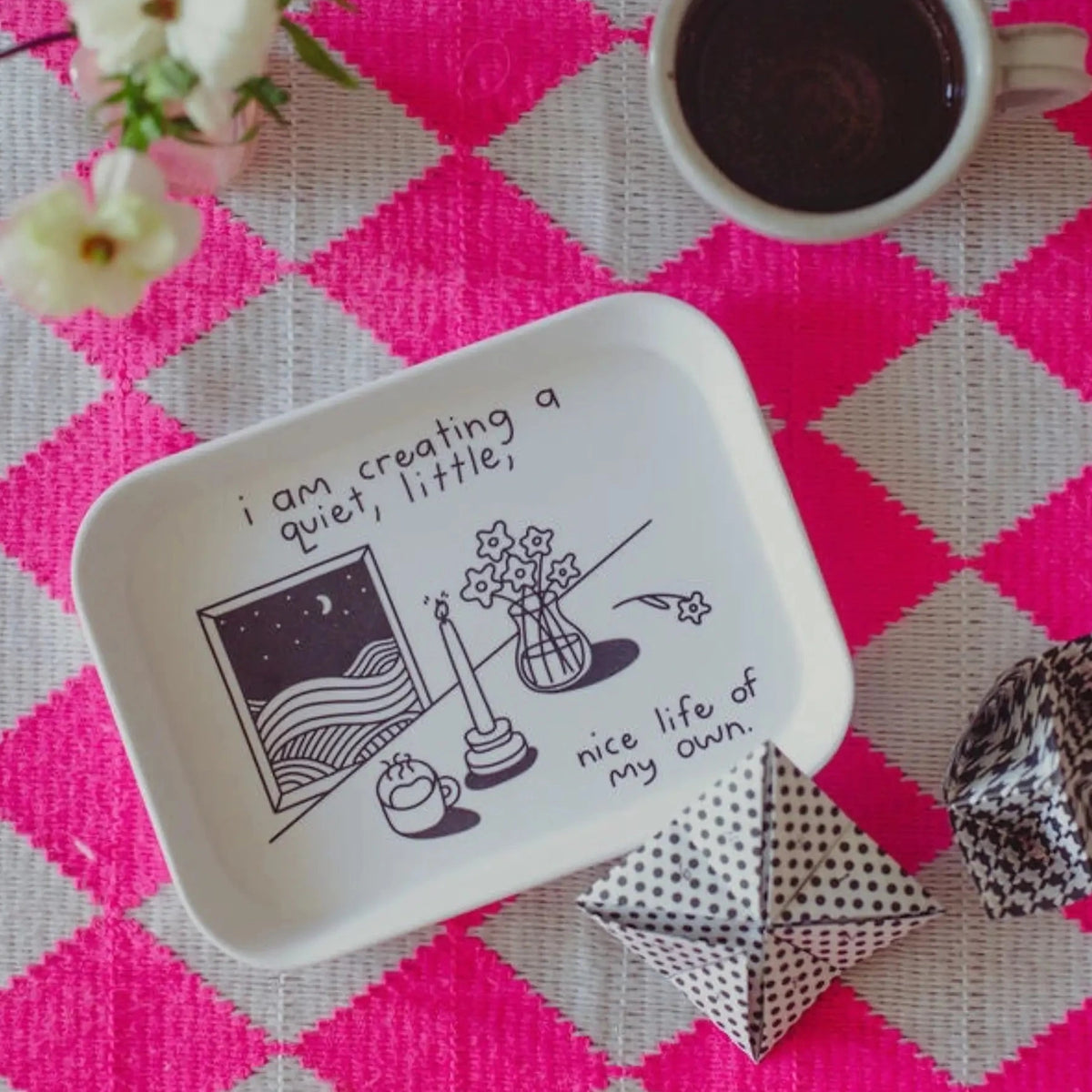 Nice Life of my Own Tray | Bamboo Trinket | Friends Nyc