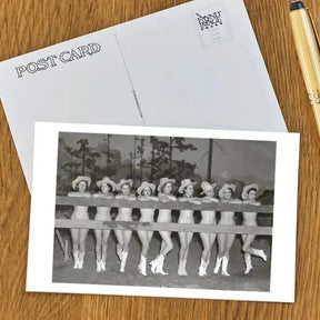 Nude Cowgirls by Fence Postcard Fip | Friends Nyc Brooklyn