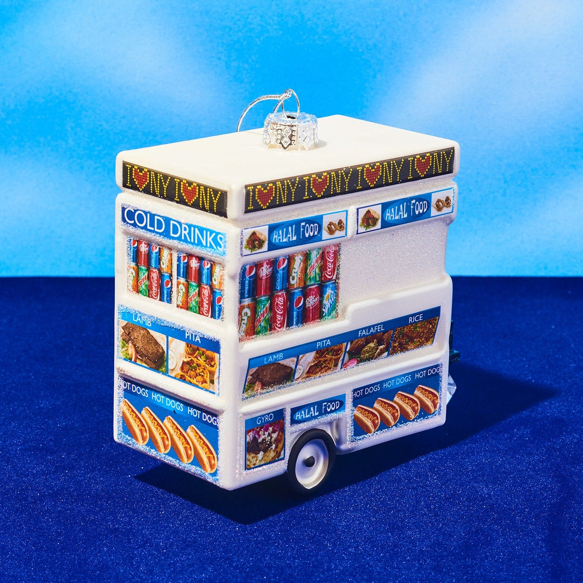 Nyc Halal Food Cart Ornament Christmas - Fake Food - Lover