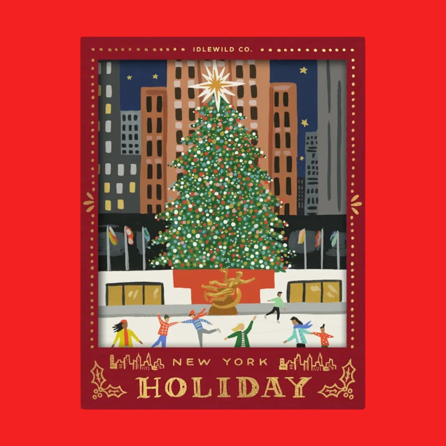 Nyc Holiday Greeting Cards • Assorted Gift Boxed Set of 10