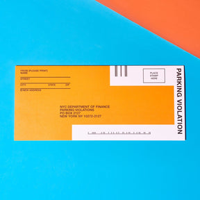 Nyc Parking Ticket Greeting Card Card - Greeting - Cards