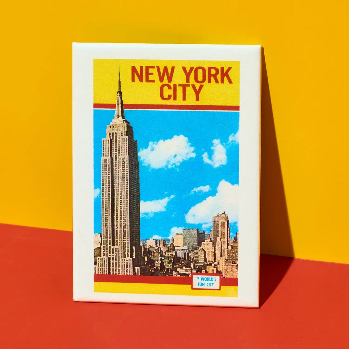 Nyc World’s Fun City Photo Magnet | Friends Brooklyn Ny