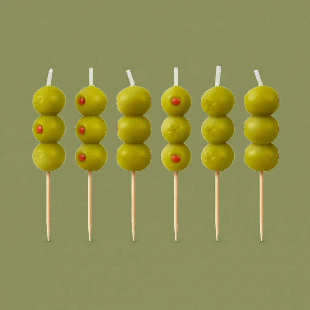 Olive Cocktail Party Candles | Friends Nyc Brooklyn Ny