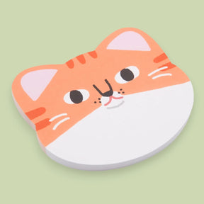 Orange Cat Memo Pad Cat - Dad Gifts - Lover - Mom - Novelty