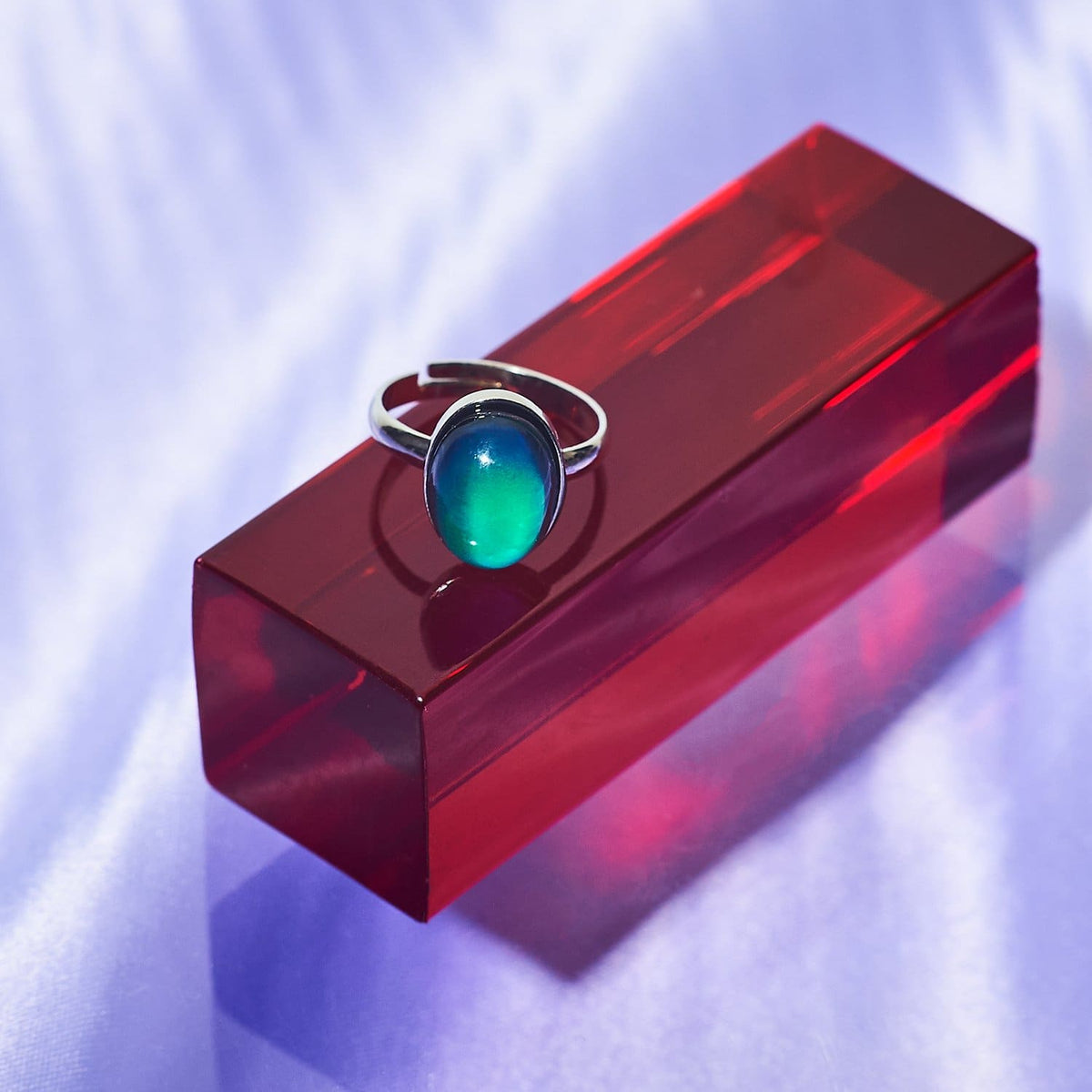 Oval Mood Ring 90s - Baby - back to School - Bff - Mood Ring