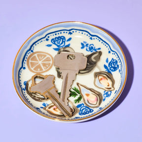 Oysters Trinket Dish - Coastal Elegance - Friends Nyc