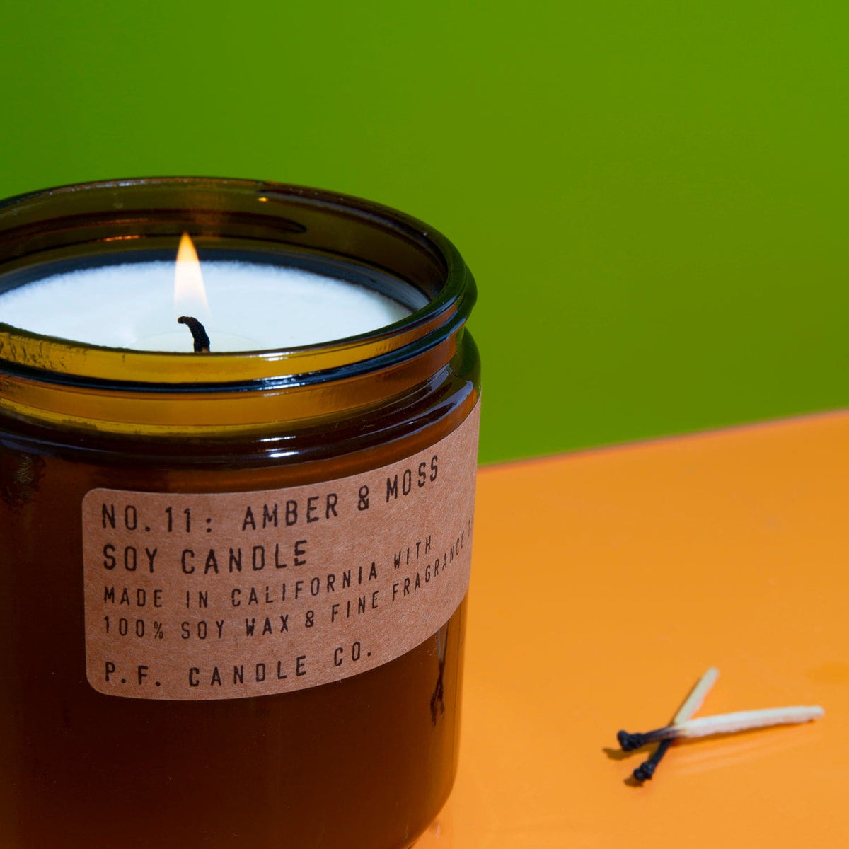 P.f. Candle Co. Large - Amber & Moss Amber and Moss - Candle