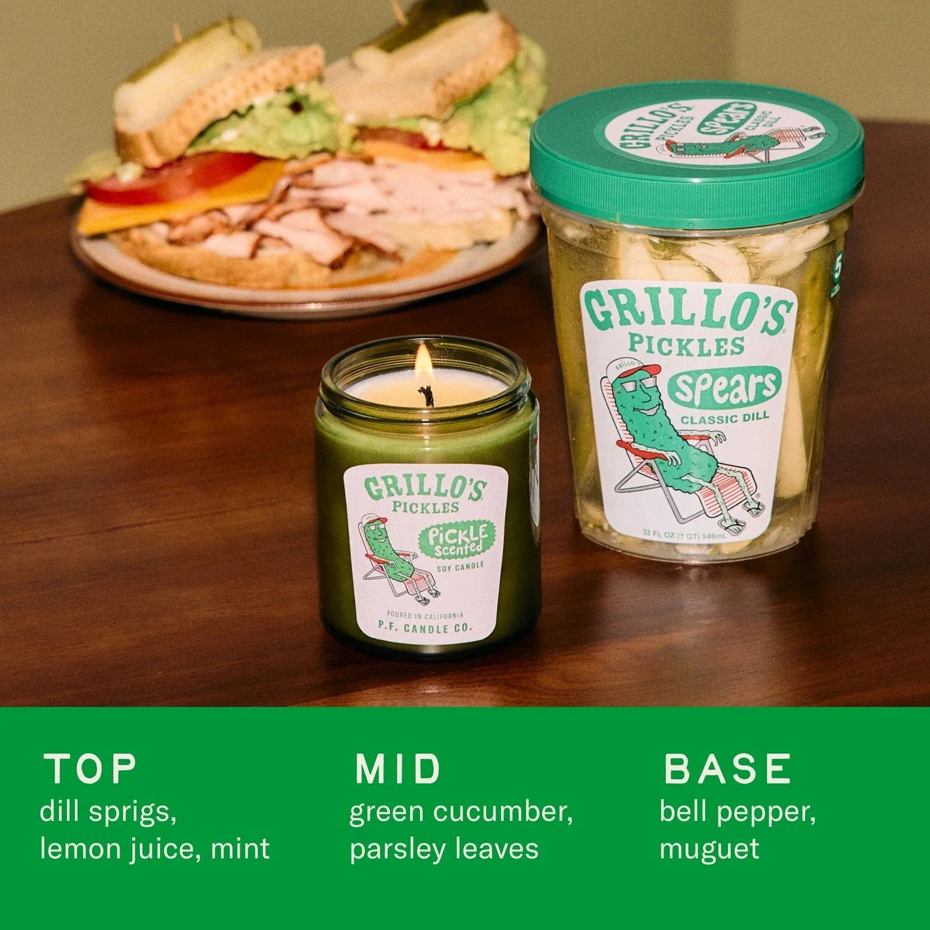 P.f. Candle Co. 7.2 Oz - Grillo’s Pickles co | Limited