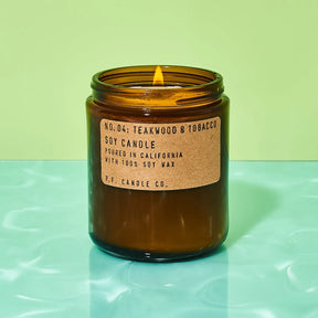 P.f. Candle Co. 7.2 Oz - Teakwood & Tobacco