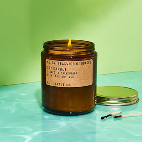 P.f. Candle Co. 7.2 Oz - Teakwood & Tobacco