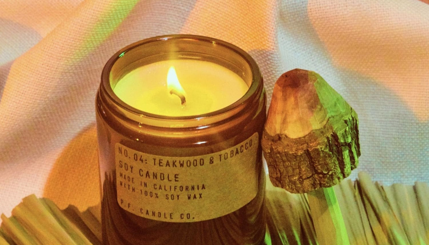 P.f. Candle Co. - Teakwood & Tobacco best Seller - Candle - 