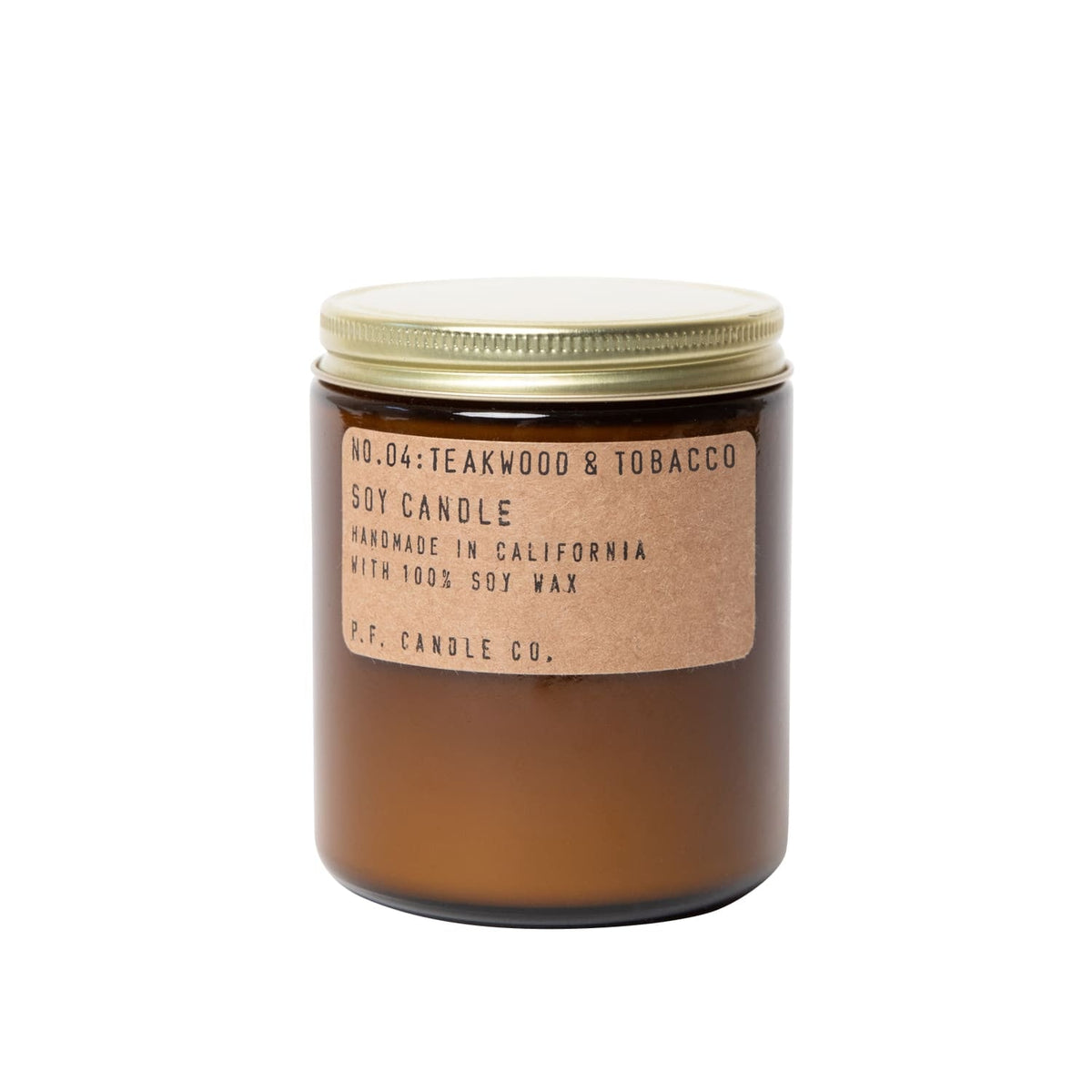 pf candle co 7.2 oz teakwood tobacco