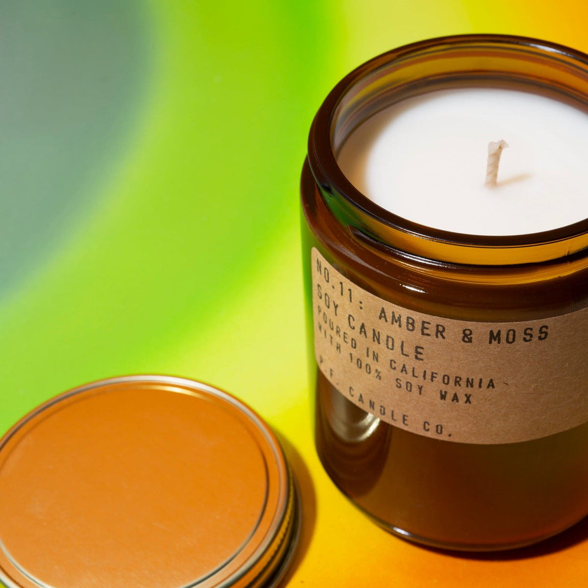 P.f. Candle Co. - Amber & Moss Candle - Candles - Earthy - 