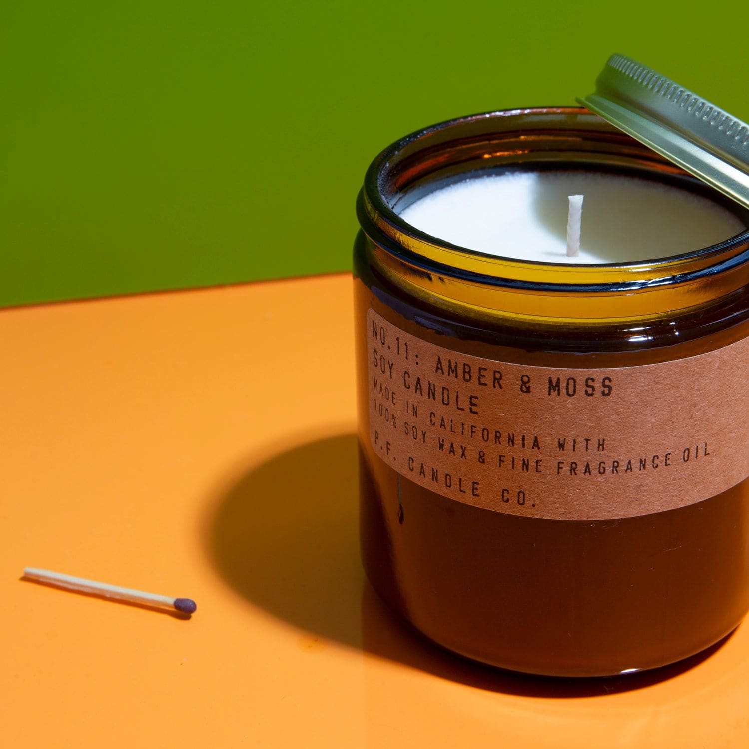 P.f. Candle Co. Large - Amber & Moss Amber and Moss - Candle