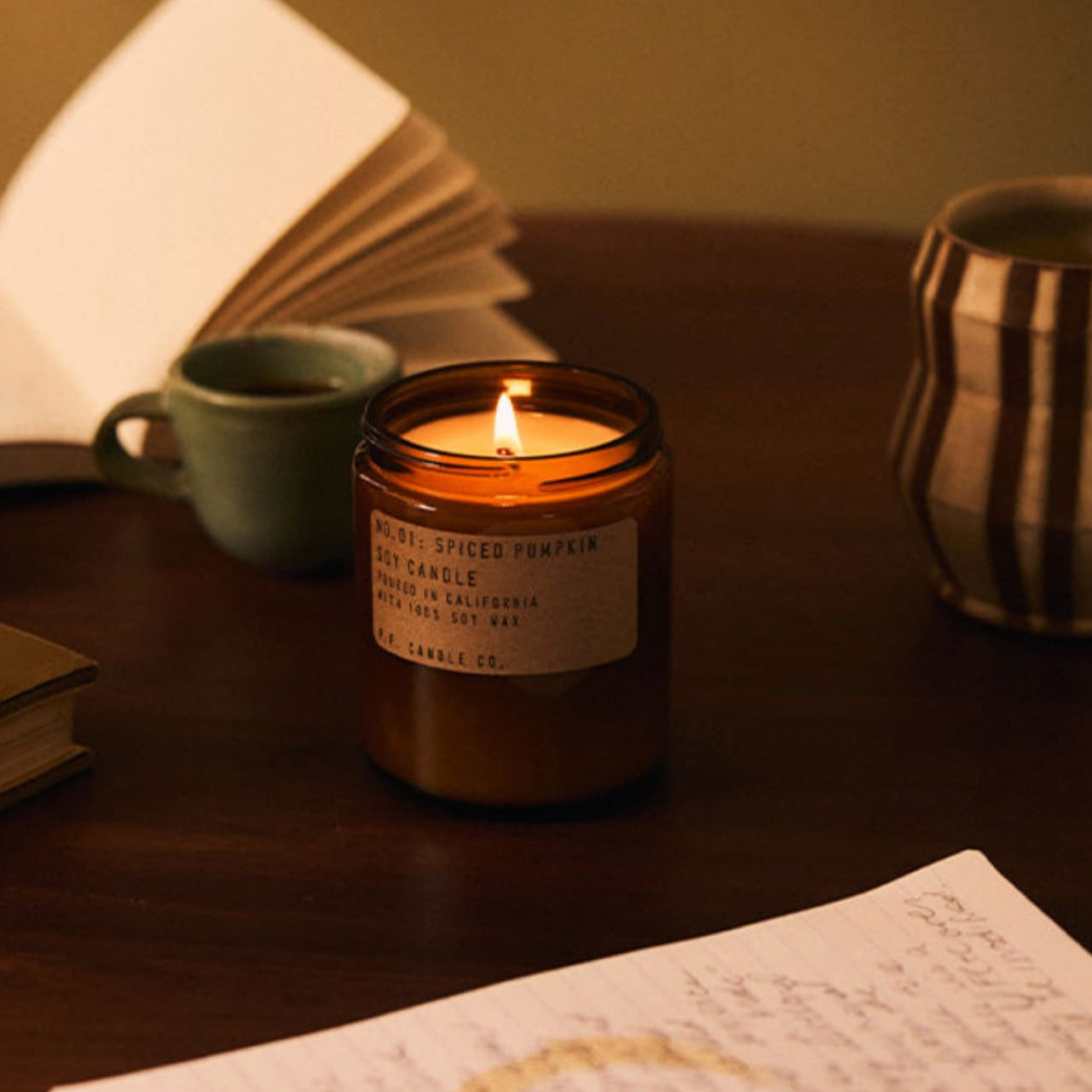 P.f. Candle Co. - Spiced Pumpkin Candle - Fall - Scent