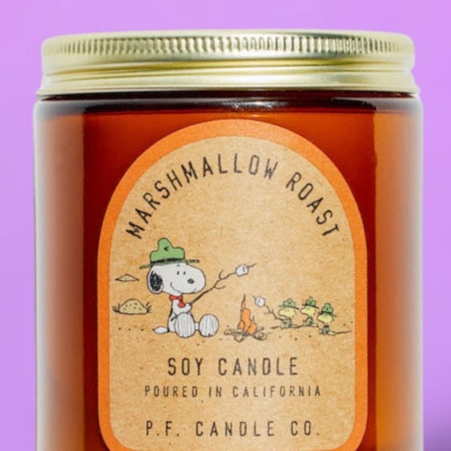 P.f. Candle Co. x Peanuts 7.2 Oz - Marshmallow Roast Candle