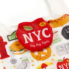 Packable Nylon Tote Big Apple | Friends Nyc Brooklyn Ny