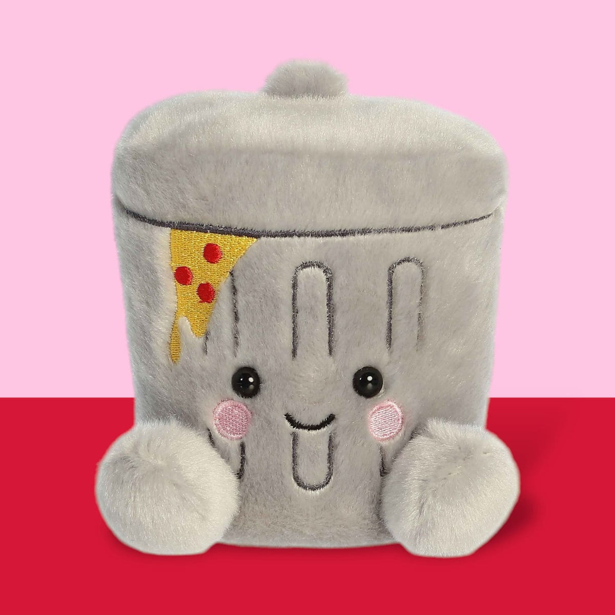 Palm Pals Plush Toy - Garbanzo Trashcan Fake Food