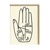 Palm Reader Greeting Card Blank Card, Cards, Friend 