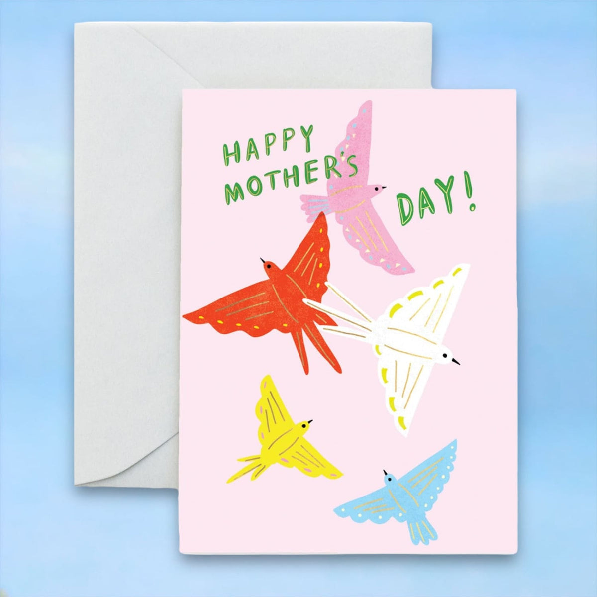 Paper Birds Mother’s Day Greeting Card - For Mom Gifts