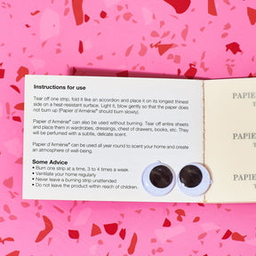 Papier D’arménie Incense Papers French Incense Papers - Hand