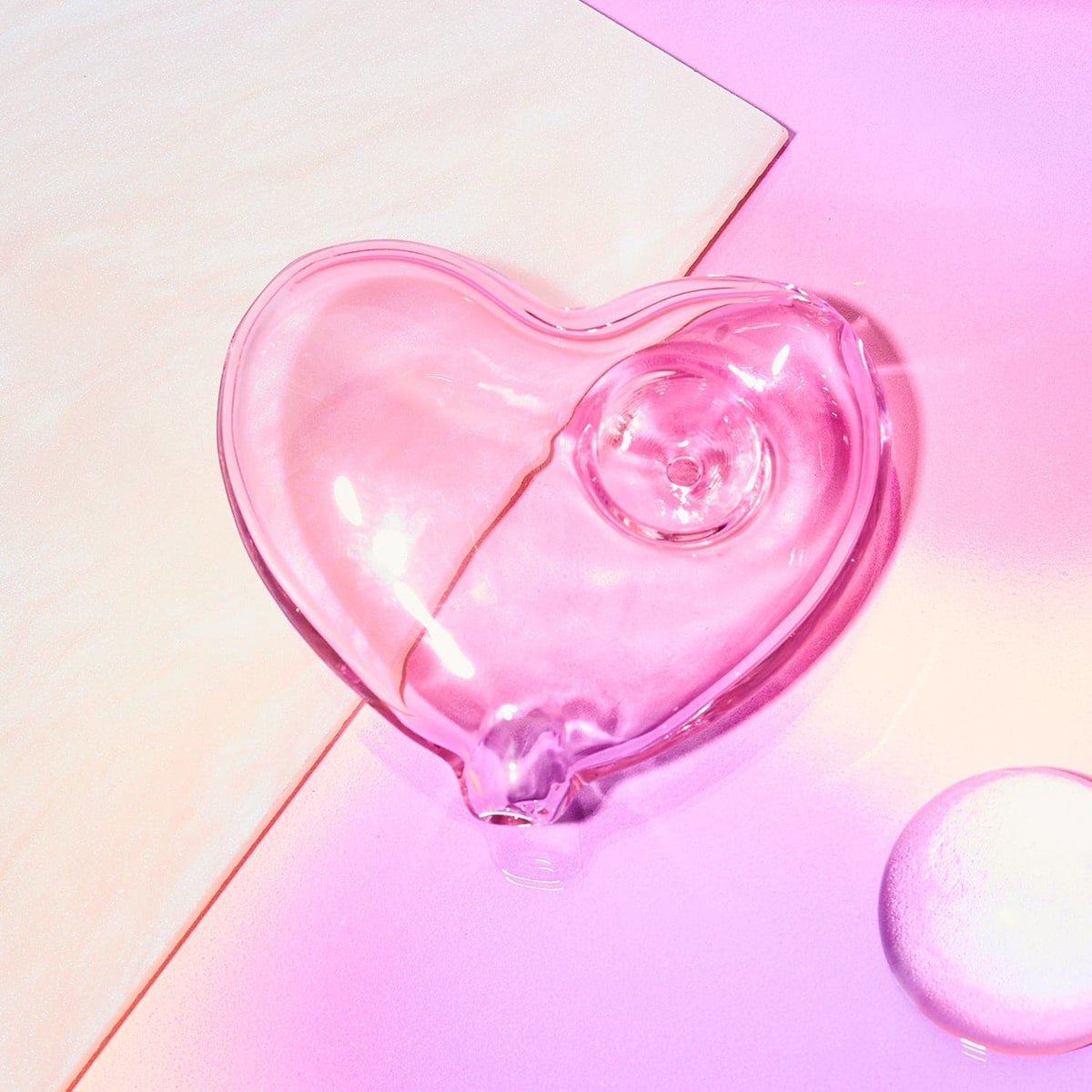 Party Heart Pipe - Pink Aesthetic Smoke - Baby Pink - Barbie