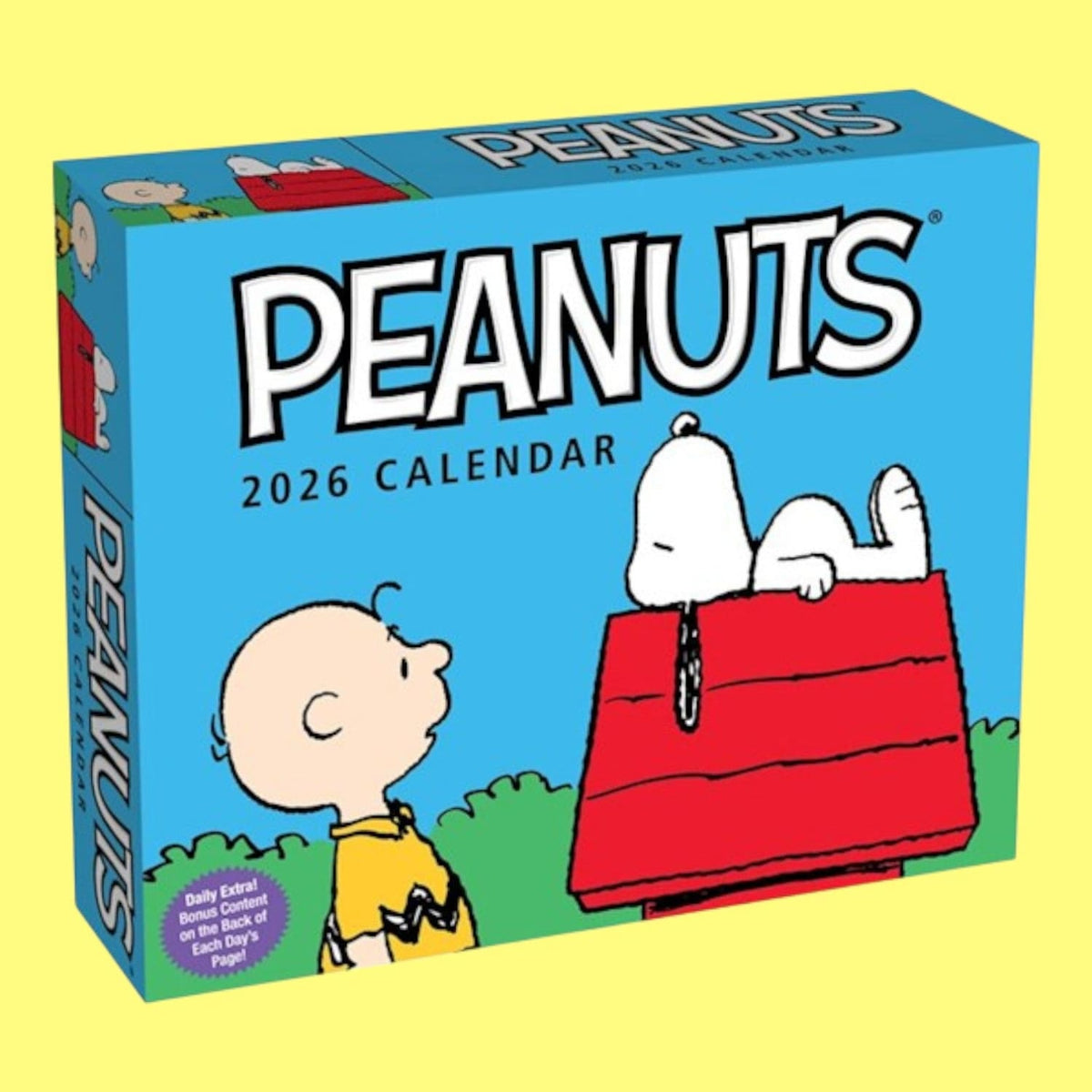 Peanuts 2026 Day to Calendar Calendar Calendar26 Cartoons