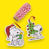 Peanuts Holiday Gift Tags Snoopy Close Up Friends Nyc Brooklyn Ny
