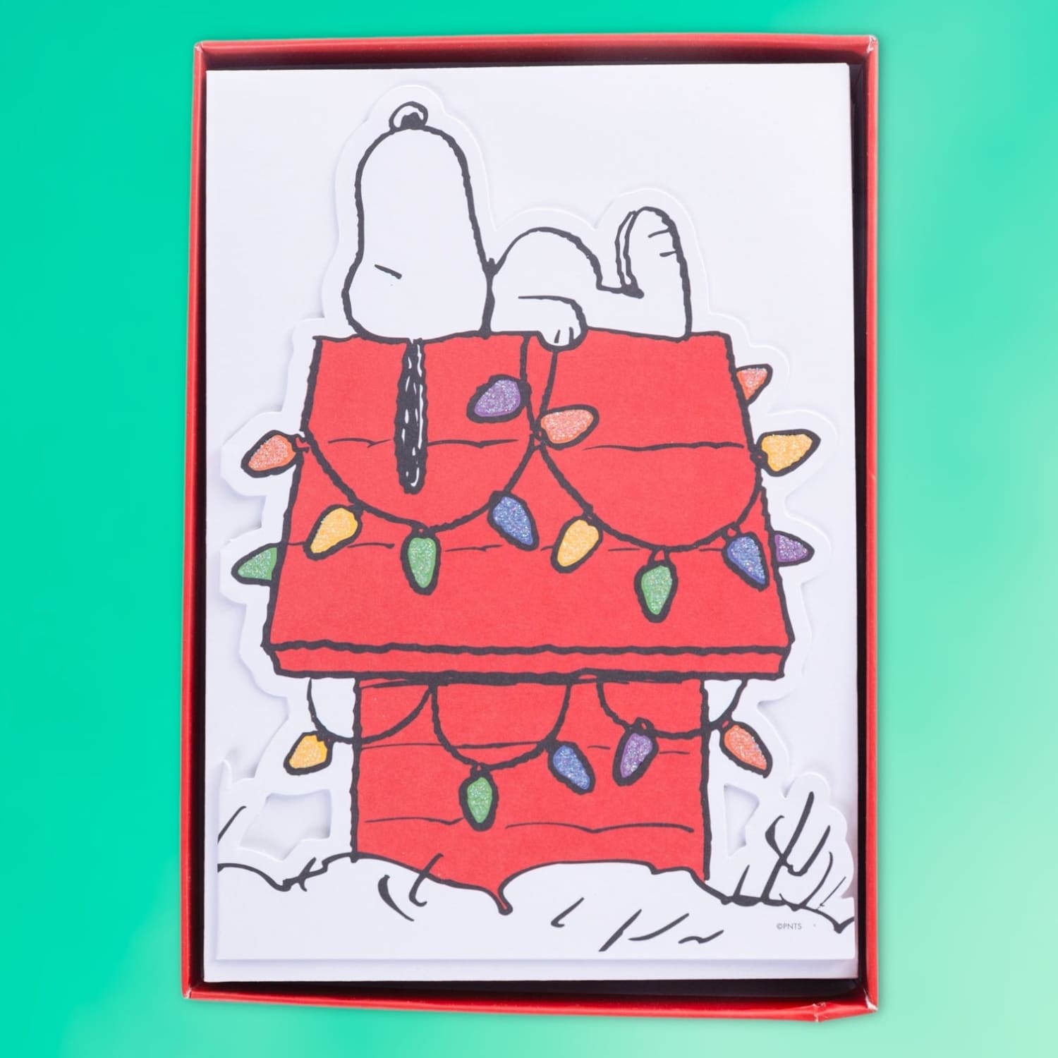 Peanuts Holiday Petite Boxed Card Set - Snoopy House