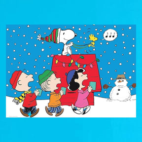 Peanuts Holiday Snoopy and the Singers 100 Piece Puzzle