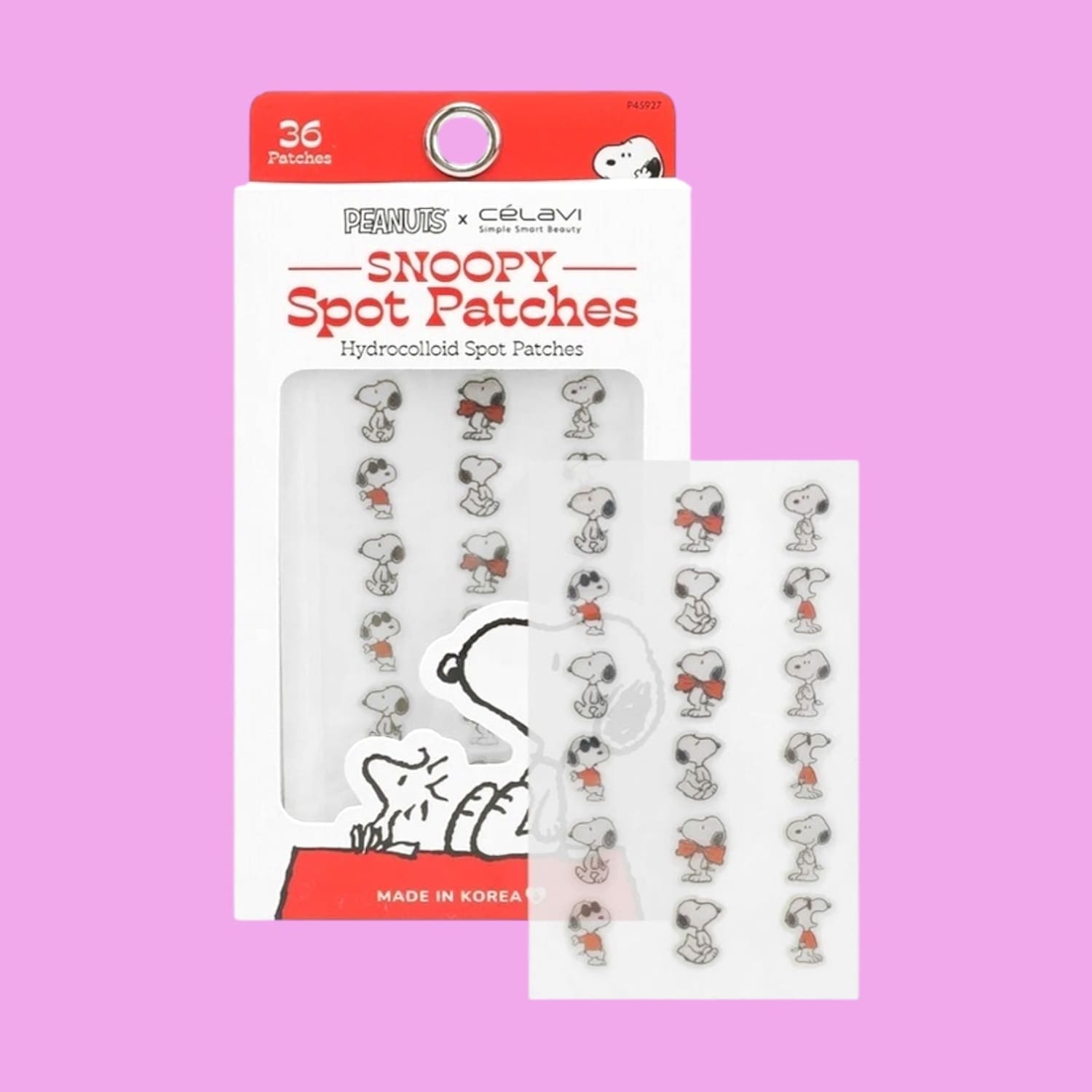 Peanuts Snoopy Hydrocolloid Spot Patches Acne - Face