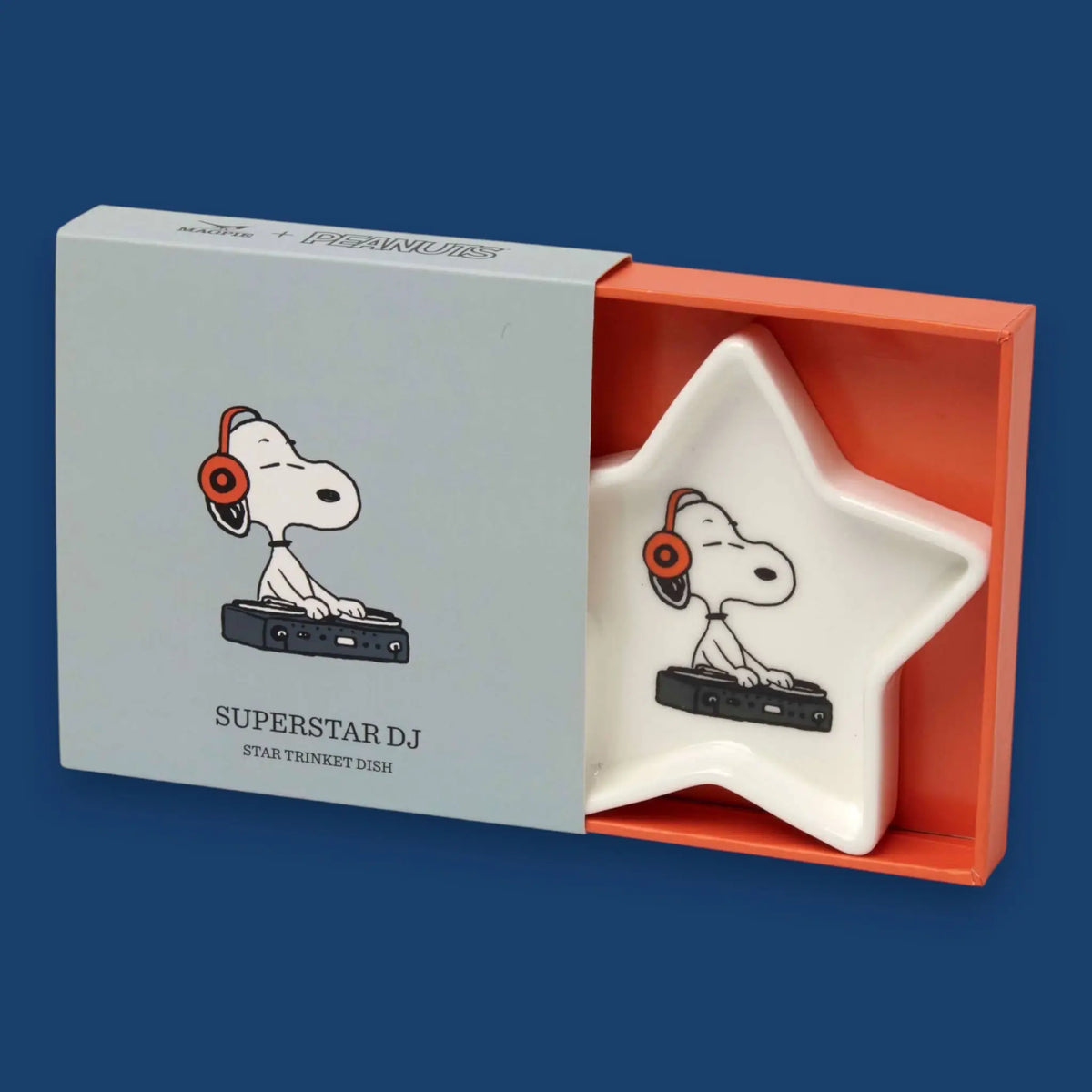 Peanuts Star Shaped Trinket Dish - Superstar Dj - Dj