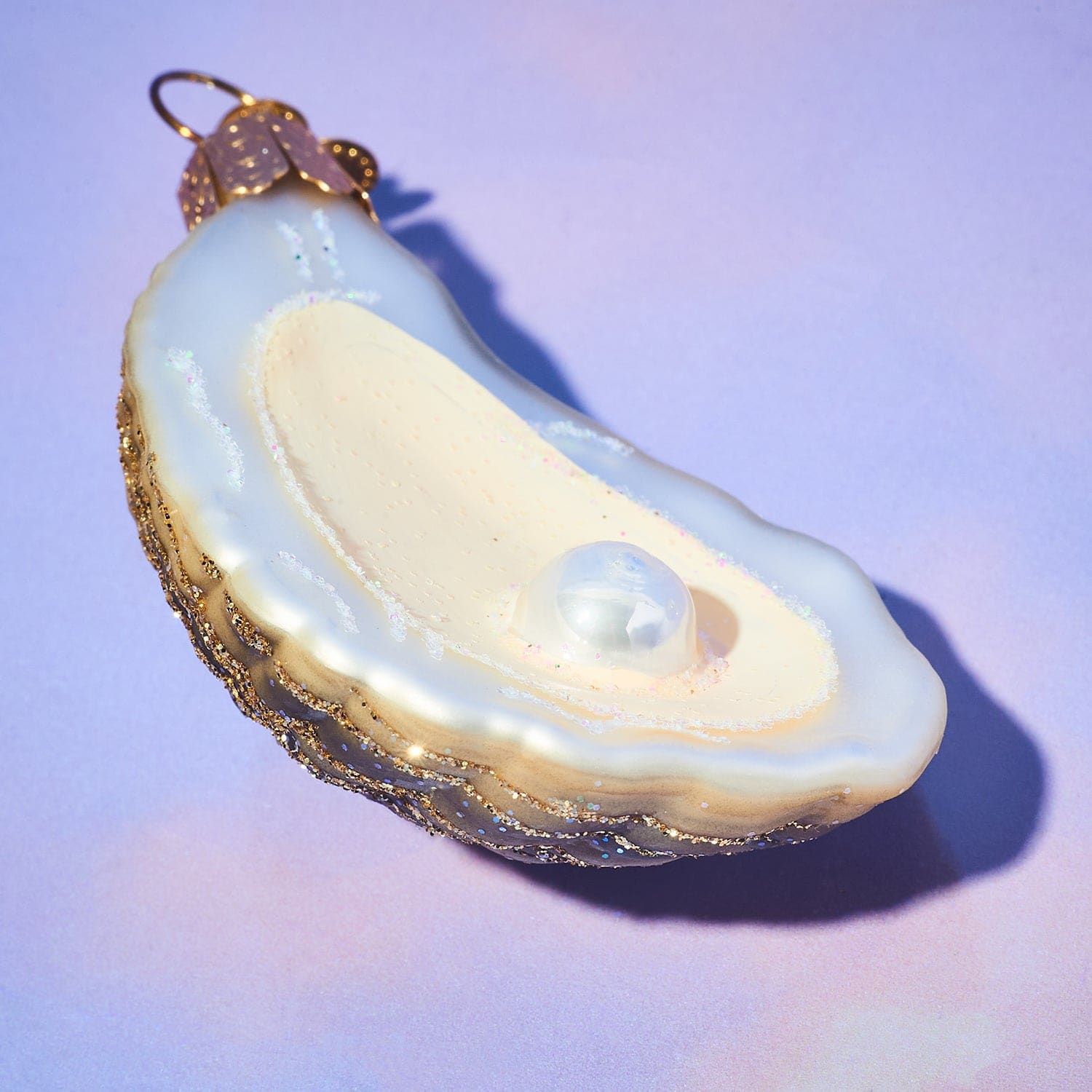 Pearl Oyster Shell Ornament Boxed - Christmas Ornament