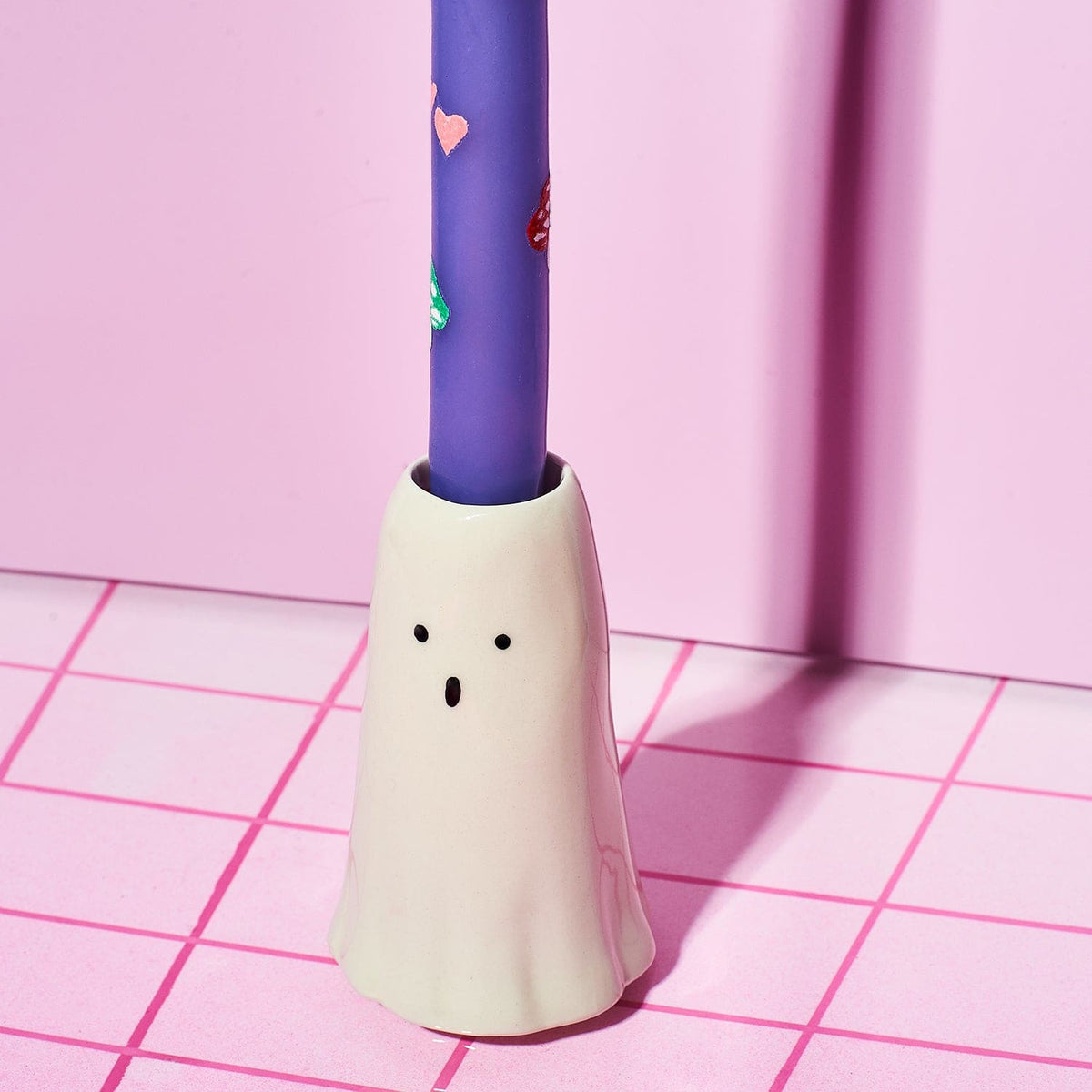 Phantom Ghost Candle Holder Short Lolz