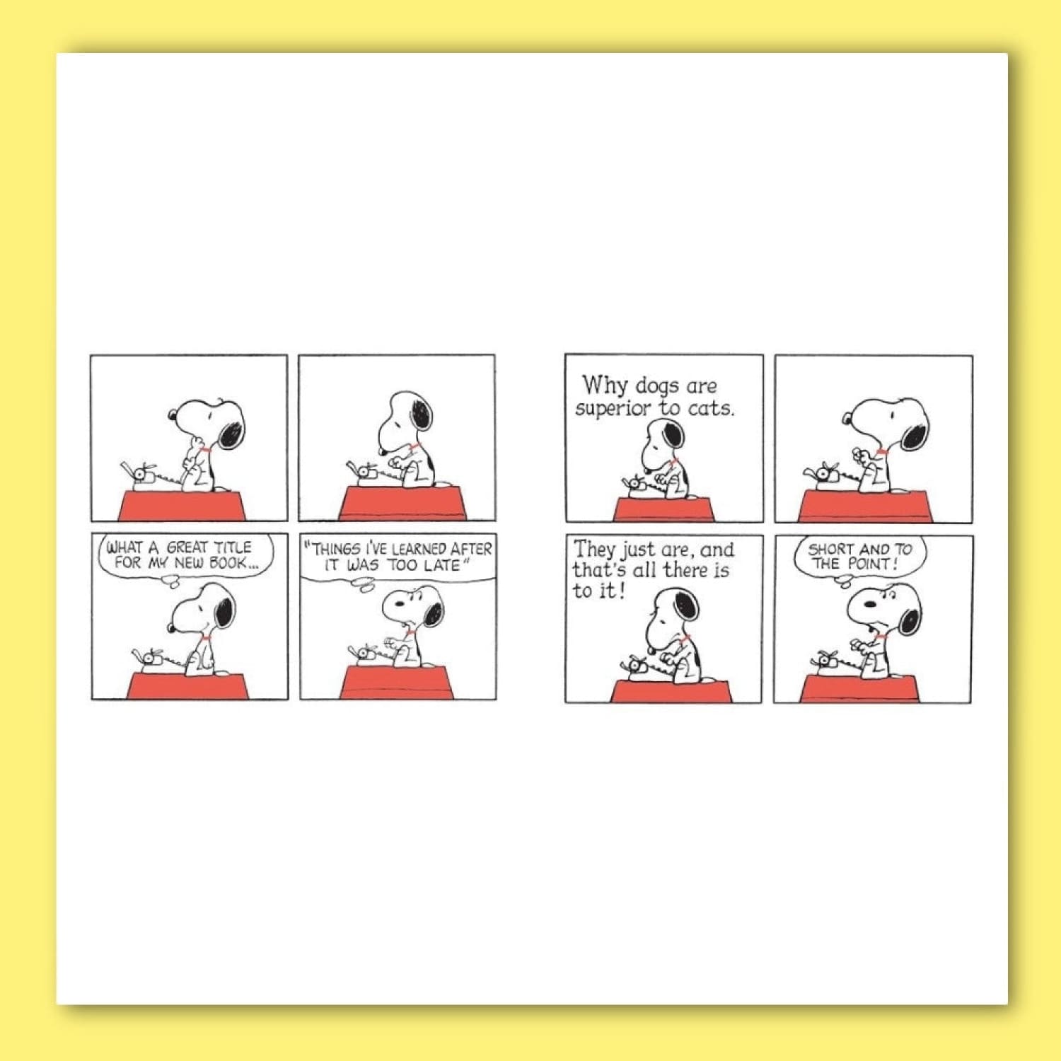 The Philosophy of Snoopy Book - Peanuts - Philosophy Snoopy