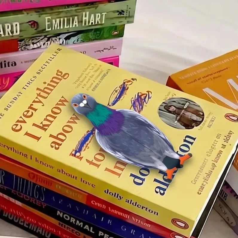 Pigeon Bookmark Die Cut | Friends Nyc Brooklyn Ny