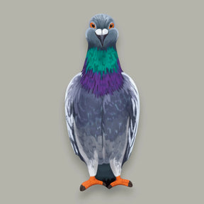 Pigeon Bookmark Die Cut | Friends Nyc Brooklyn Ny