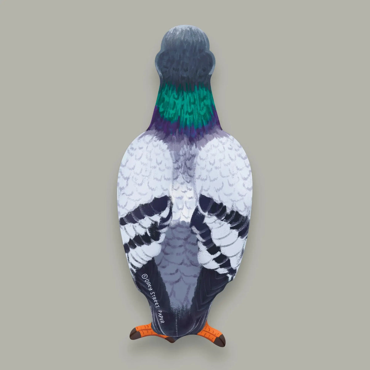 Pigeon Bookmark Die Cut | Friends Nyc Brooklyn Ny